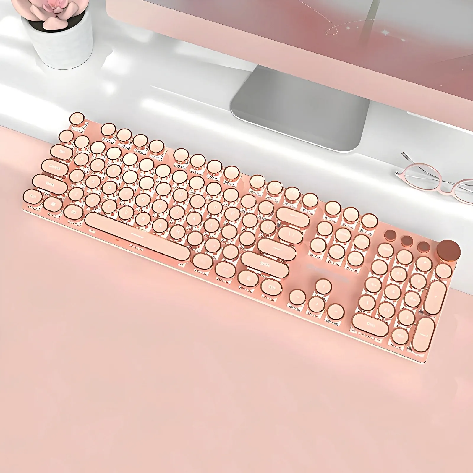 Anzerwin rose gold Keyboard authentic and Mouse